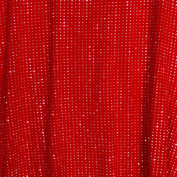 I jeans by Buffalo Vibrant Red Orange Studded Sparkly Racerback Tank Top Size LG - Picture 15 of 16